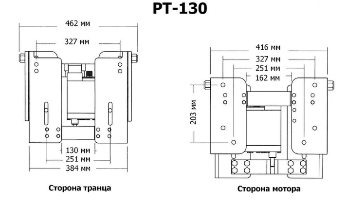 Електрогідравлічний підйомник для човнових моторів до 130 к. с, фото 2