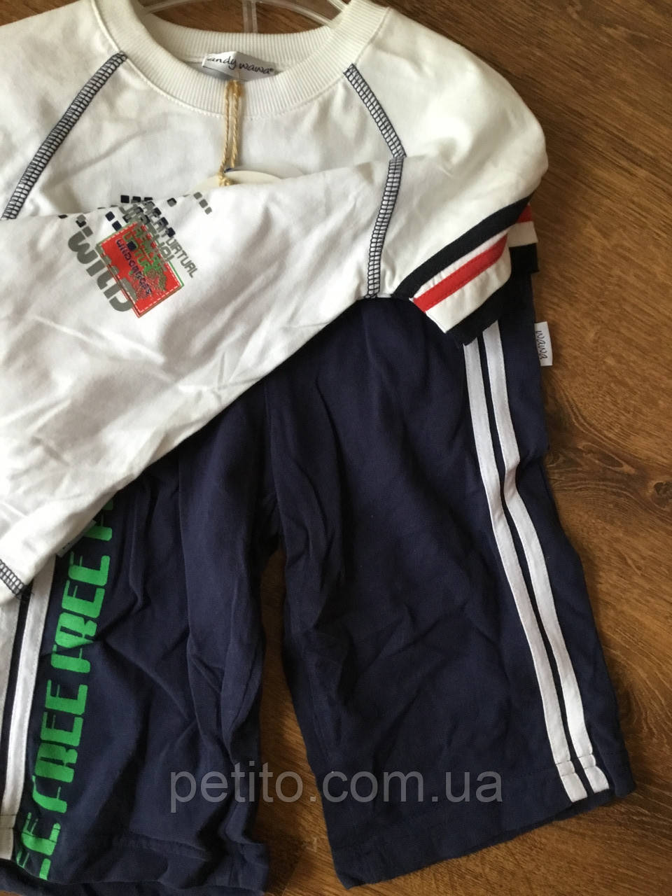 Літній дитячий костюм у спортивному стилі, фото 1