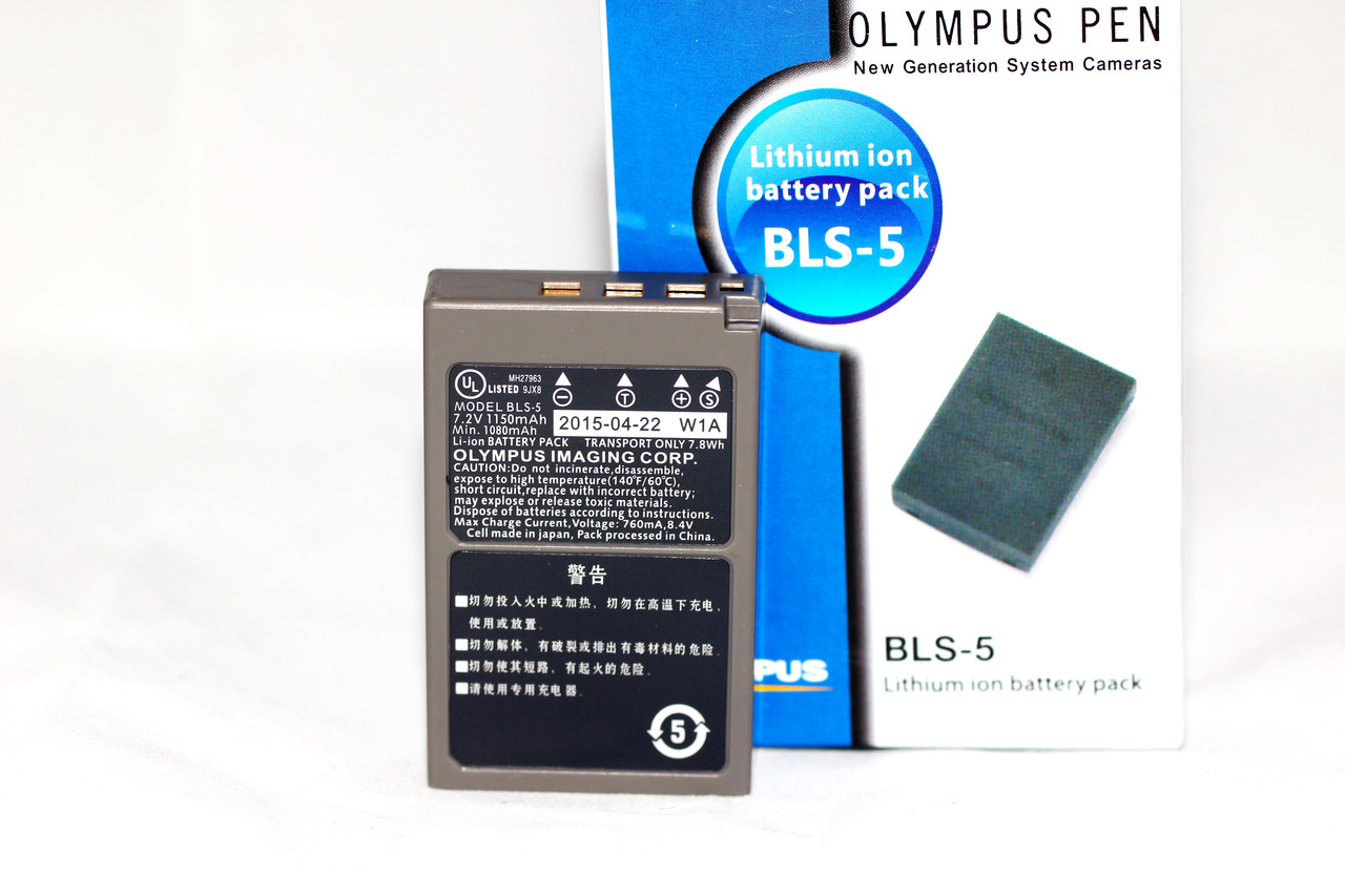 Акумулятор для фотоапаратів OLYMPUS - BLS-5 (PS-BLS5, BLS-50)