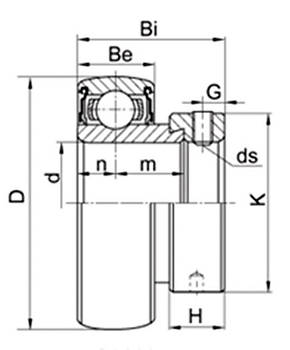 Підшипник SA 210 (GRAE50RRB) BBC-R, фото 3