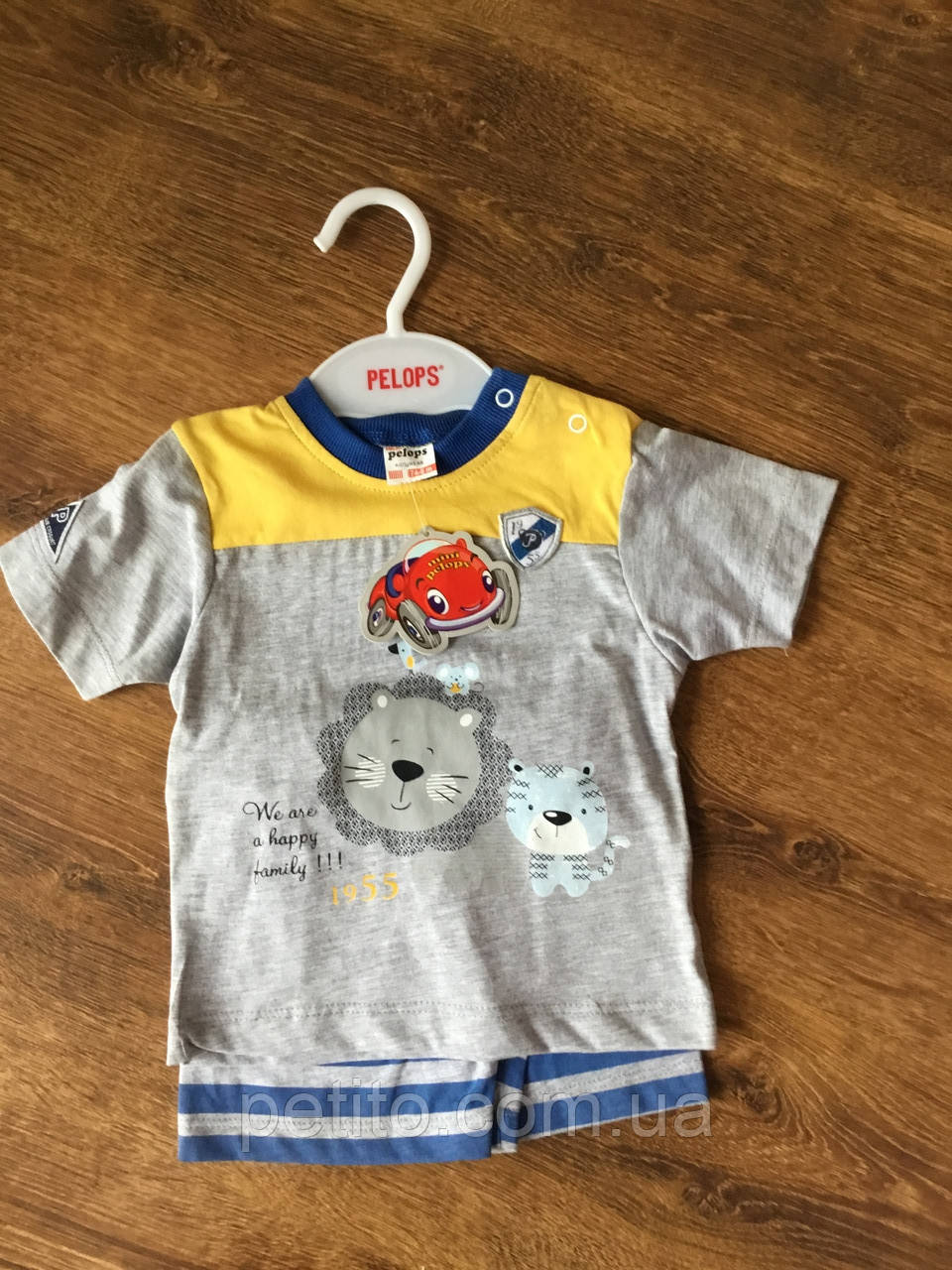 Костюм для хлопчика на літо в спортивному стилі, фото 1