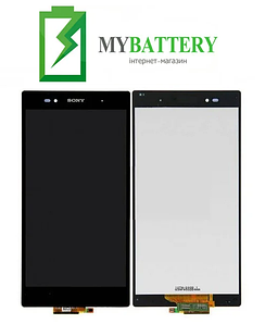 Дисплей (LCD) Sony C6802 XL39h Xperia Z Ultra/C6806/C6833 із сенсором чорний оригінал