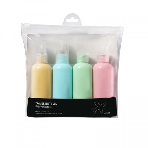 Дорожній набір ємностей для косметики Yuemei Travel Bottles No 1 (100 мл/4 шт.), фото 1