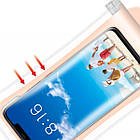 Водонепроникний чохол для смартфона Little Crab бежевий, фото 5