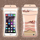 Водонепроникний чохол для смартфона Little Crab бежевий, фото 8