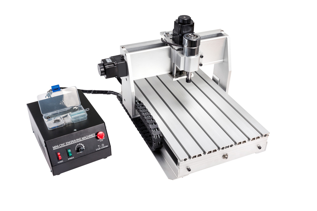 Гравер CNC 3040 фрезерний верстат ЧПУ 3 координати 300 Вт USB повітряне охолодження