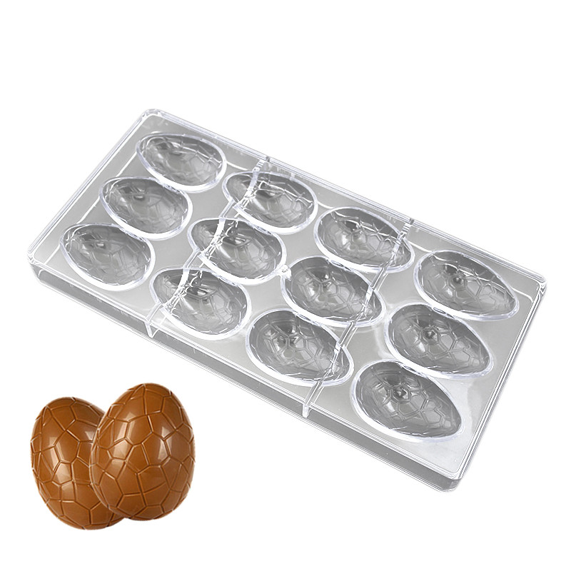 Форми для шоколаду з полікарбонату "Яйце", форма 3D для цукерок, фото 1
