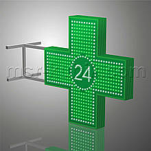 Хрест для аптеки 900х900 мм світлодіодний двосторонній. Серія "Twenty-Four"