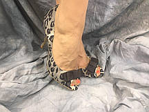 Жіночі туфлі літні леопардові MP 952164-2С сірі 36-40
