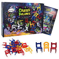 Настольная игра "Chairs balance" украинский язык, Strateg (30408)