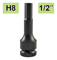 Бита ударна шестигранна 1/2" 8 мм. 14007 JBM