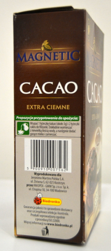 Какао порошок Magnetic Cacao Extra ciemne 200 гр. - фото 4 - id-p86896841