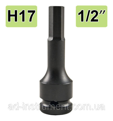 Бита ударна шестигранна 1/2" 17 мм. 14011 JBM
