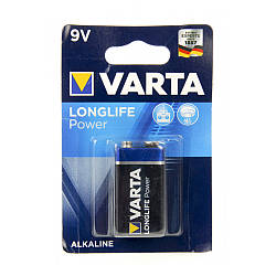 Батарейка Varta Longlife Power MN1604 Alkaline 9V Krona, Blue