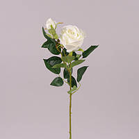 Троянда, квітка з бутоном, Н56 см, Штучна квітка, Дніпро