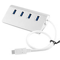 Перехідник надшвидкісний USB 3.1 Type-C на 4 порти для Macbook 
