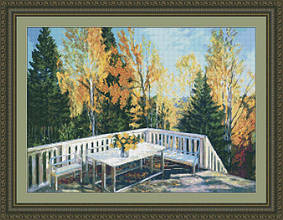 Осенняя веранда 1502 Набір для вишивання хрестиком фірма Юнона