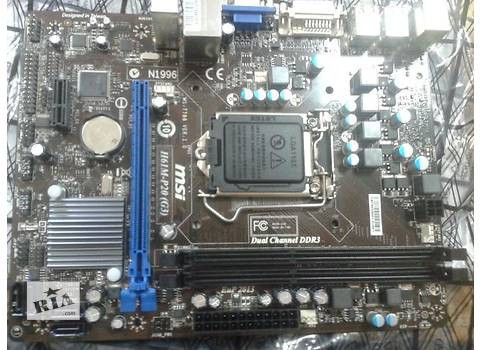 Купить Материнская плата MSI H61M-P20 (G3) (s1155, Intel H61, PCI-Ex16 ...