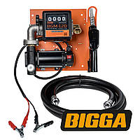 Bigga Beta DC80-12 - Мобильная заправочная станция для дизельного топлива с расходомером, 12 вольт, 80 л/мин