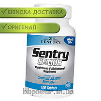 Вітаміни для чоловіків 21st Century Sentry Senior Men 50+ 100таб, фото 4
