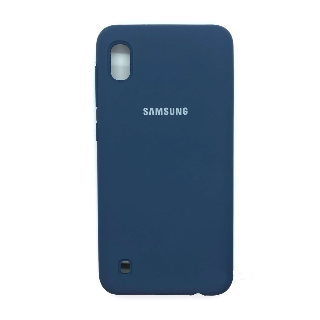 Силіконовий чохол Original Silicone case Samsung A10 2019 Blue (синій)