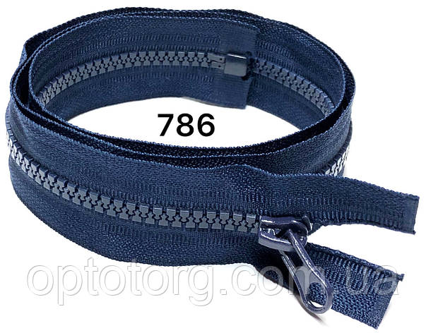 Синя блискавка 40см Тип5 тракторна з одним бігунком пластикова, фото 1