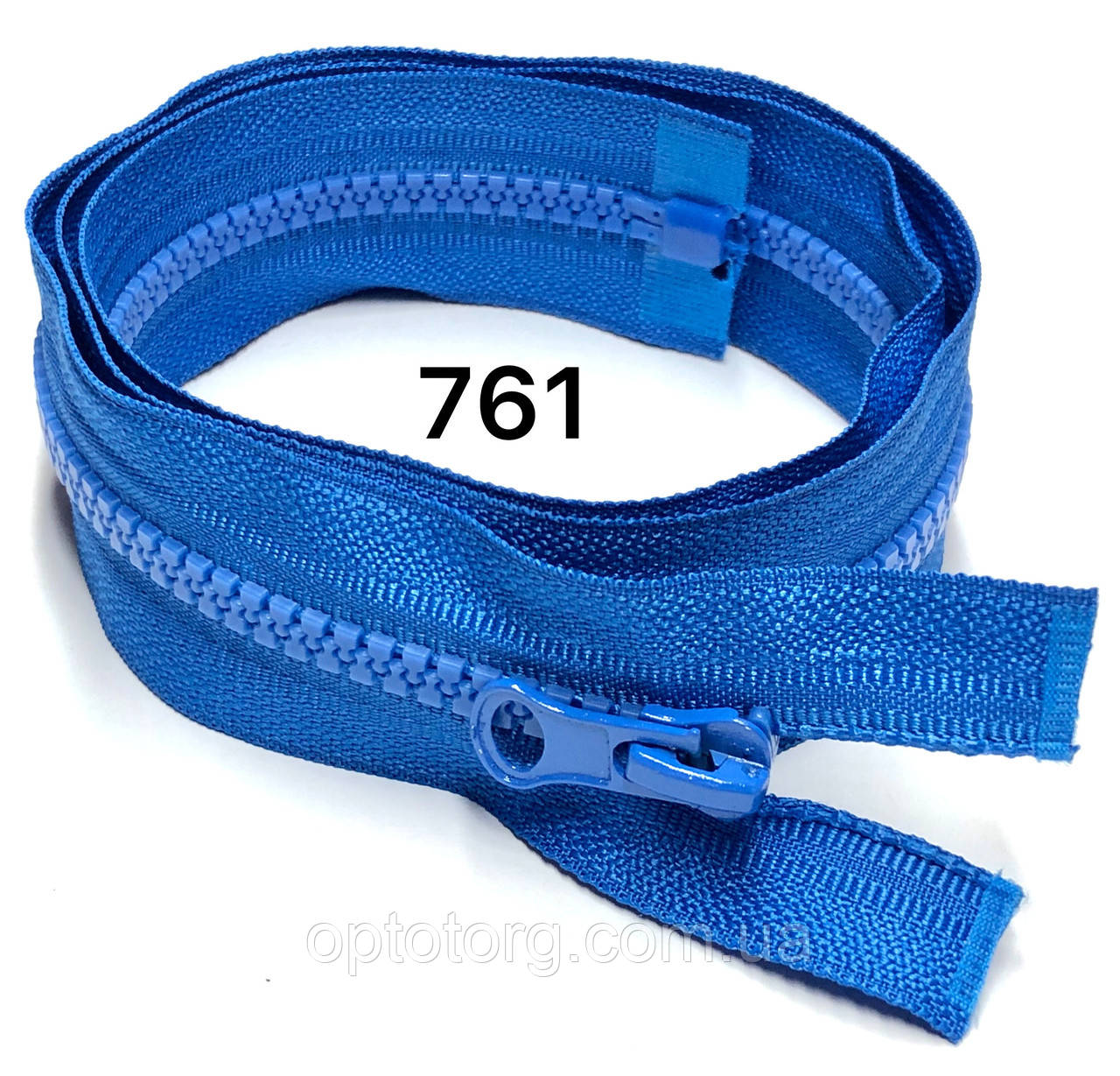 Блискавка Волошка 55см №5 тракторна з одним бігунком пластикова