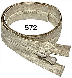 Блискавка Світло Бежевий 100см №5 тракторна одинарна разьемная