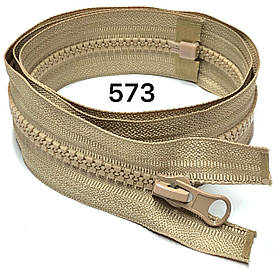 Блискавка Бежевий 100см №5 тракторна з одним бігунком центральна