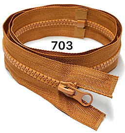 Блискавка Рудий 100см №5 тракторна з одним бігунком центральна