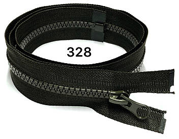 Блискавка Темний хакі 100см №5 тракторна з одним бігунком роз'ємна