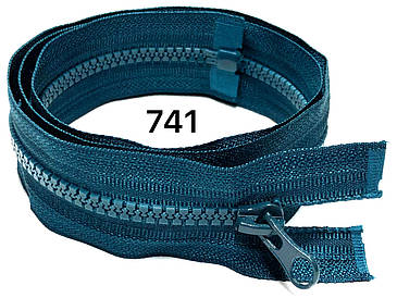 Блискавка Морська Хвиля 100см №5 тракторна з одним бігунком центральна