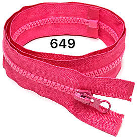 Блискавка Малинова 100см №5 тракторна з одним бігунком центральна