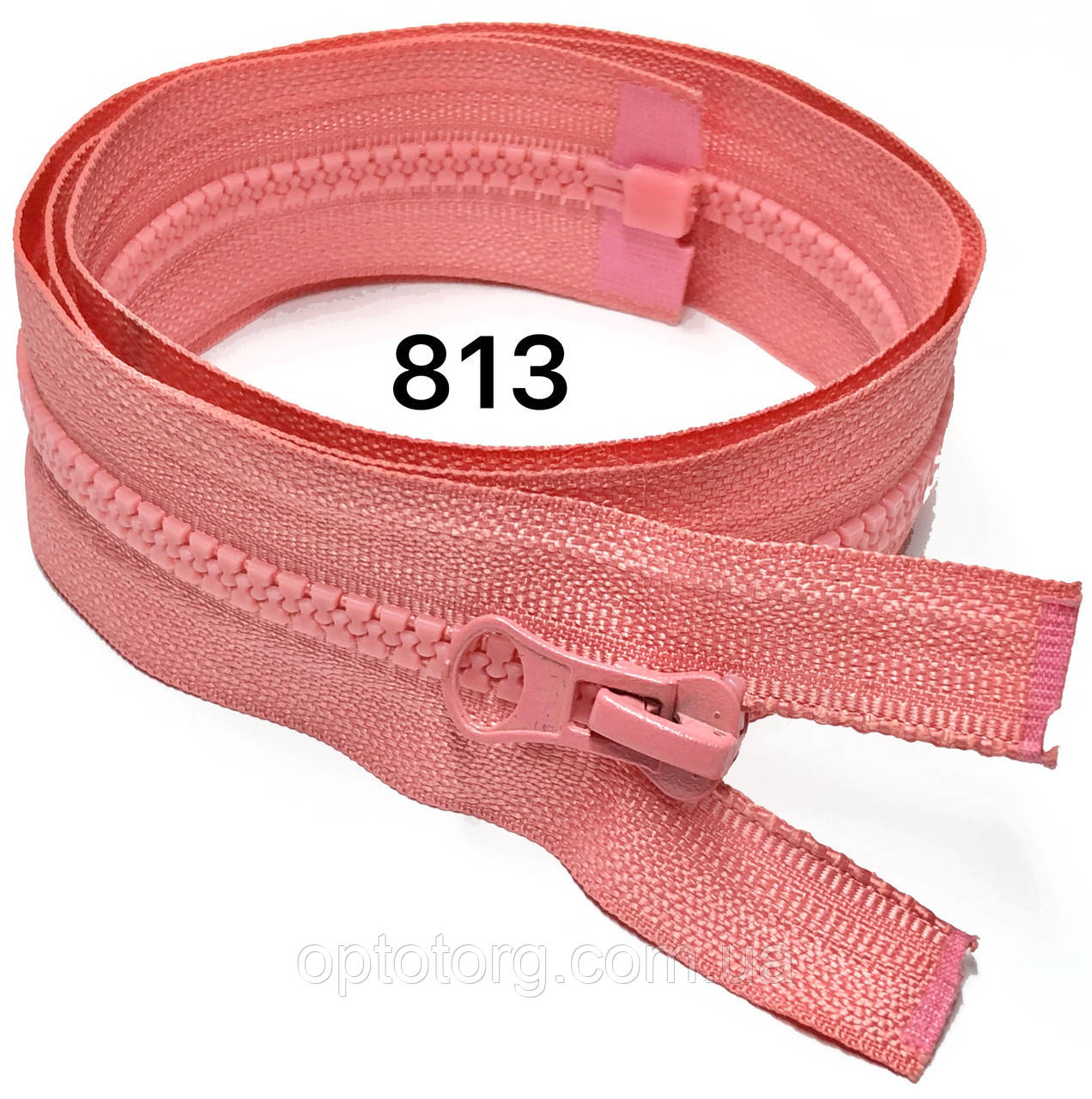 Блискавка Персиковий 45см Тип5 тракторна одинарна роз'ємна