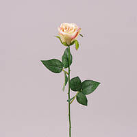 Роза, бутон, Н56 см, крем, Искусственный цветок, Днепр