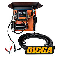 Bigga Gamma DC60-24 - Мобильная заправочная станция для дизельного топлива с расходомером, 24 вольта, 63 л/мин