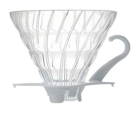 Фільтр-кавоварка Hario V60 01 Glass Dripper, White, 200 мл