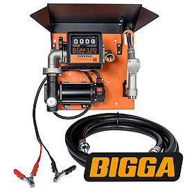 Bigga Gamma DC80-24 - Мобільна заправна станція для дизельного палива з витратоміром, 24 вольта, 80 л/хв