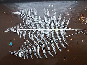 Листя декоративне на ніжці "Паполотник" 43 см паковання 10 шт.