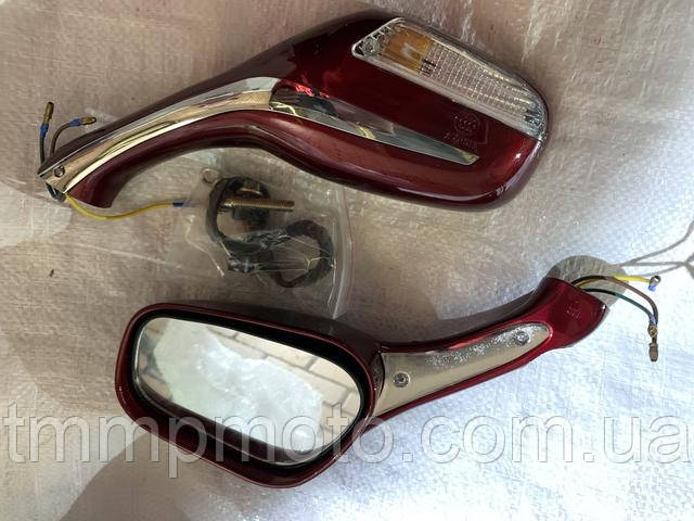 Зеркала красные с поворотом