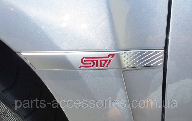 Subaru Impreza WRX STI 2008-2014 молдинги молдинг накладки емблеми на крила Нові Оригінал