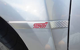 Subaru Impreza WRX STI 2008-2014 молдинги молдинг накладки емблеми на крила Нові Оригінал