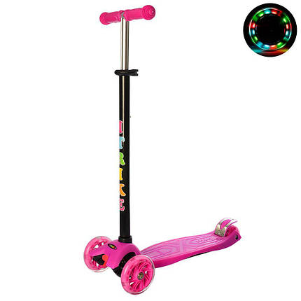 Самокат дитячий із підсвіткою коліс iTrike JR 3-003 різні кольори, фото 1