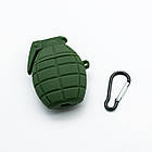 Чохли для Airpods - граната зелена, фото 3