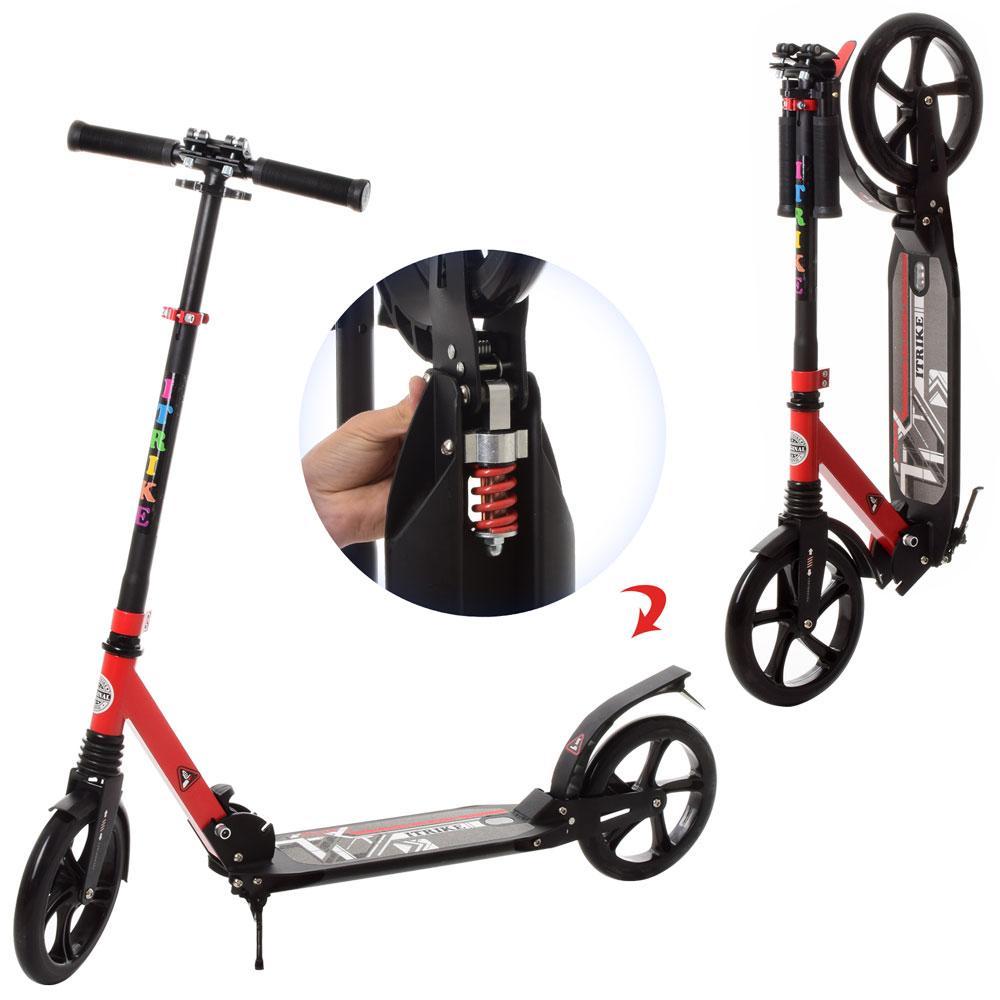 Самокат міський складаний iTrike 2-052 з амортизатором від 10 років