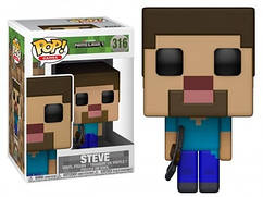 Фігурка Funko Pop Фанк Поп Minecraft Steve Майнкрафт Стів 10cм MC S316