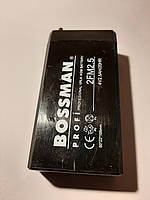 Акумулятор BOSSMAN Profi 4V 2.5Ah свинцево-кислотний для ліхтарів, AGM