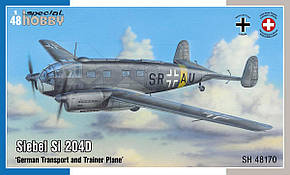 Siebel Si 204D "German Transport and Trainer Plane". 1/48 SPECIAL HOBBY SH48170, фото 2