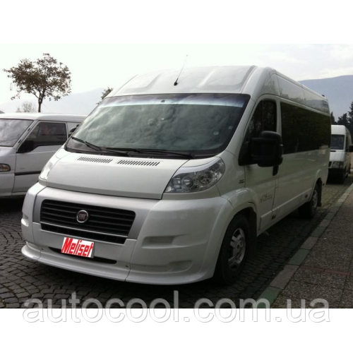 Накладка на передні бампери (губа) Fiat Ducato 2006-2014 г.