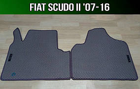 ЄВА килимки на Fiat Scudo 2 '07-16. Килими EVA Фіат Скудо 2